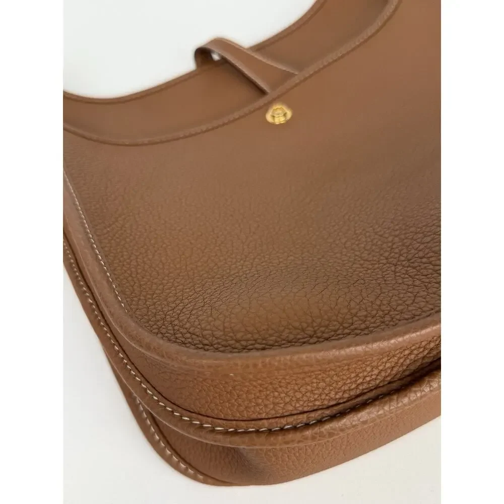 Hermes Clemence Evelyne III 29 Gold Hardware Biscuit Crossbody Bag (Z - 2021) - Picture 9 of 16